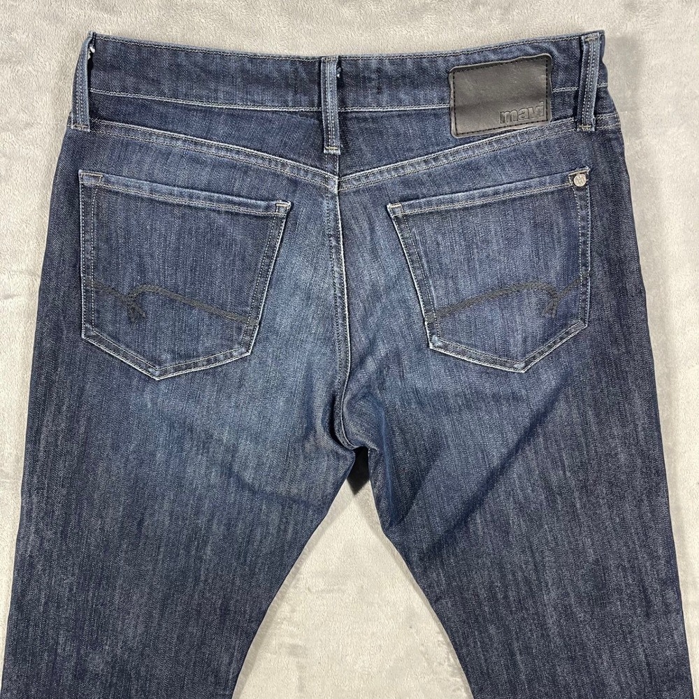 Mavi Jeans Dark Wash Slim Fit Denim Pants Casual Everyday Wear Mens 30x30 - Picture 10 of 11